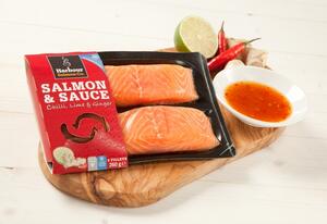 Scrumptious Salmon & Sauce - a tasty, quick and healthy meal